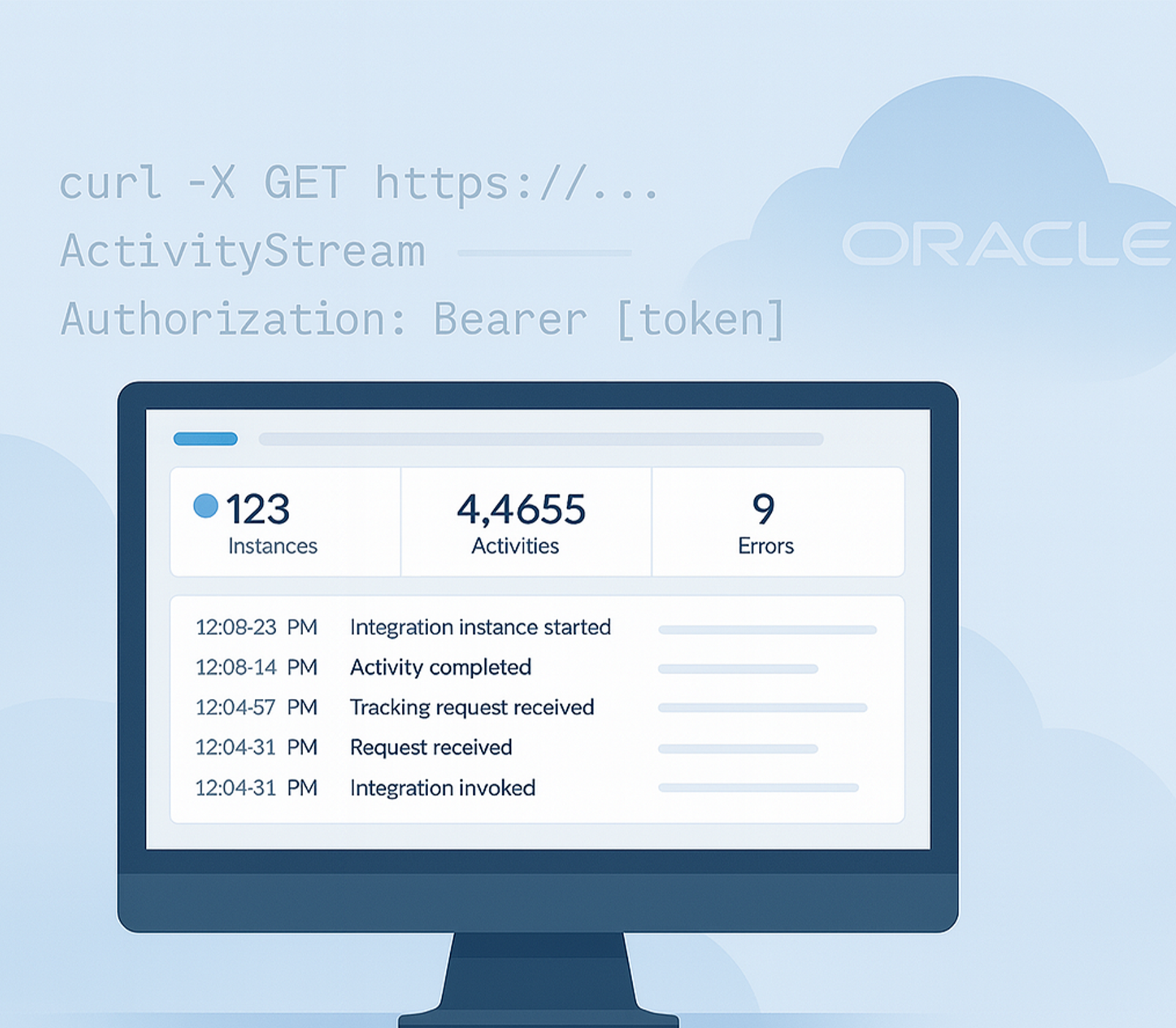 Get Activity Stream of an OIC Integration Instance Using REST API